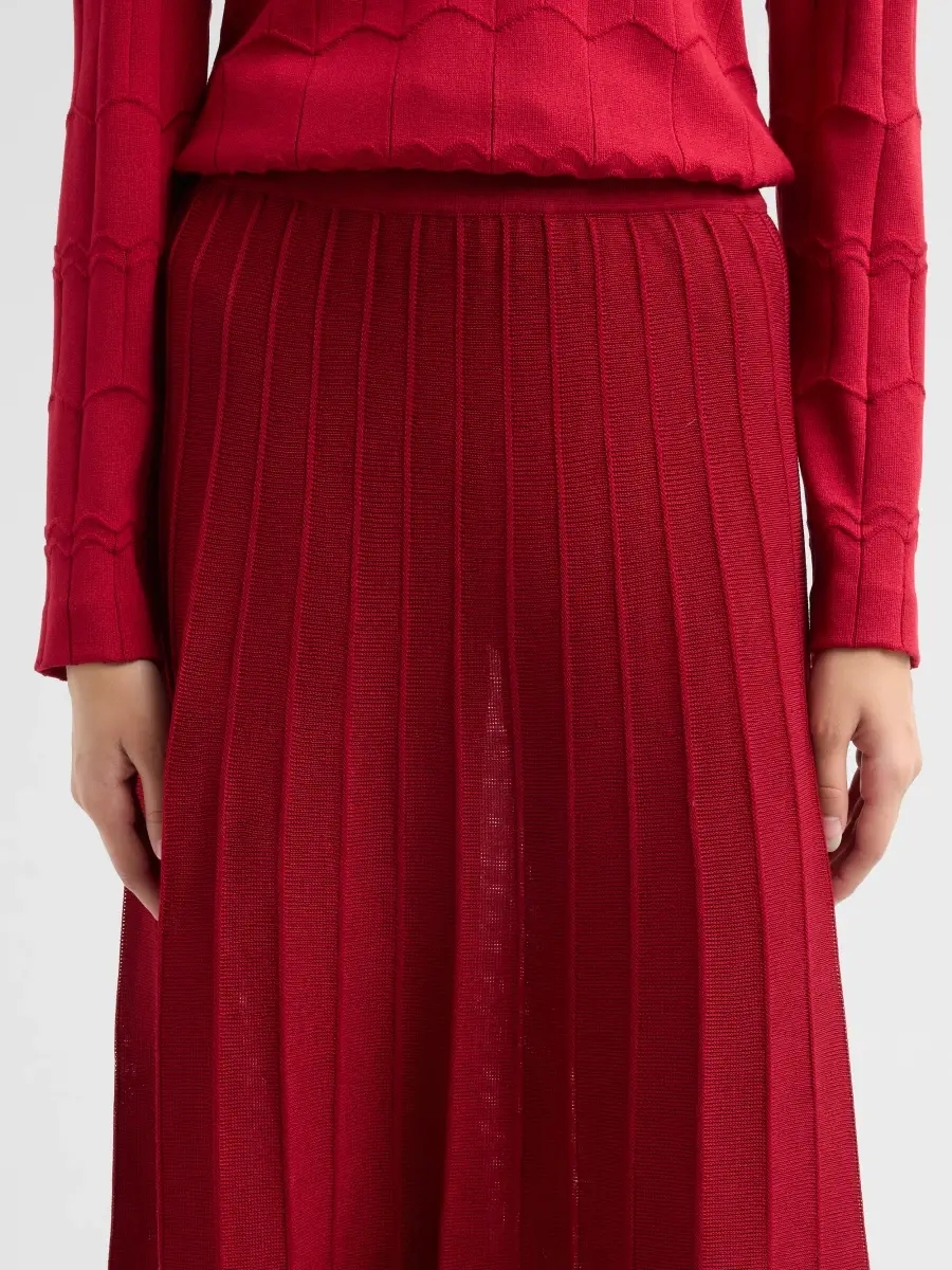 Misook Women's Pleated A-Line Maxi Skirt | Thumbnail 5