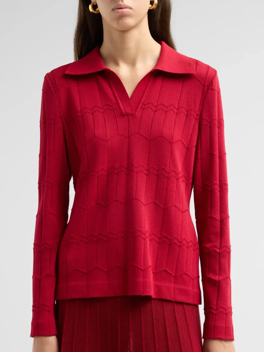 Misook Women's Geometric Tunic | Thumbnail 5