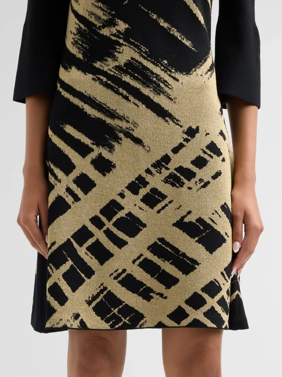 Ming Wang Women's Petite Abstract-Print Mini Dress | Thumbnail 5