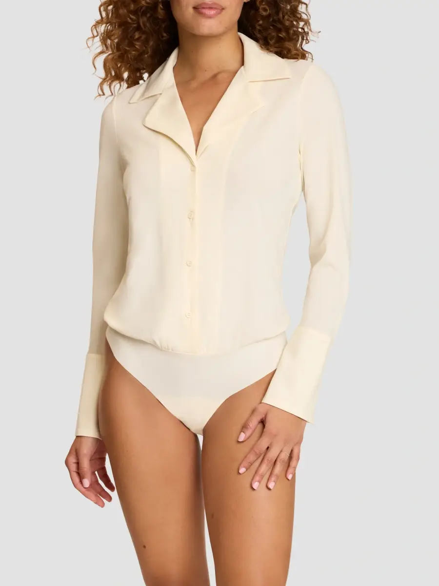Commando Women's Button-Down Blouse Bodysuit | Thumbnail 3 Commando Women's Button-Down Blouse Bodysuit | Thumbnail 3