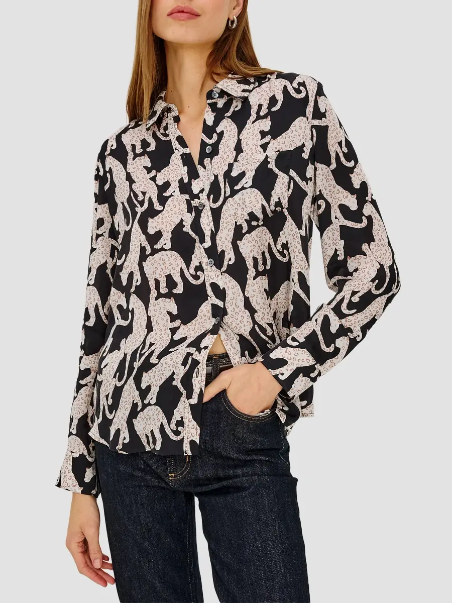 RAILS Women's Alyssa Leopard-Print Shirt | Thumbnail 4 RAILS Women's Alyssa Leopard-Print Shirt | Thumbnail 4