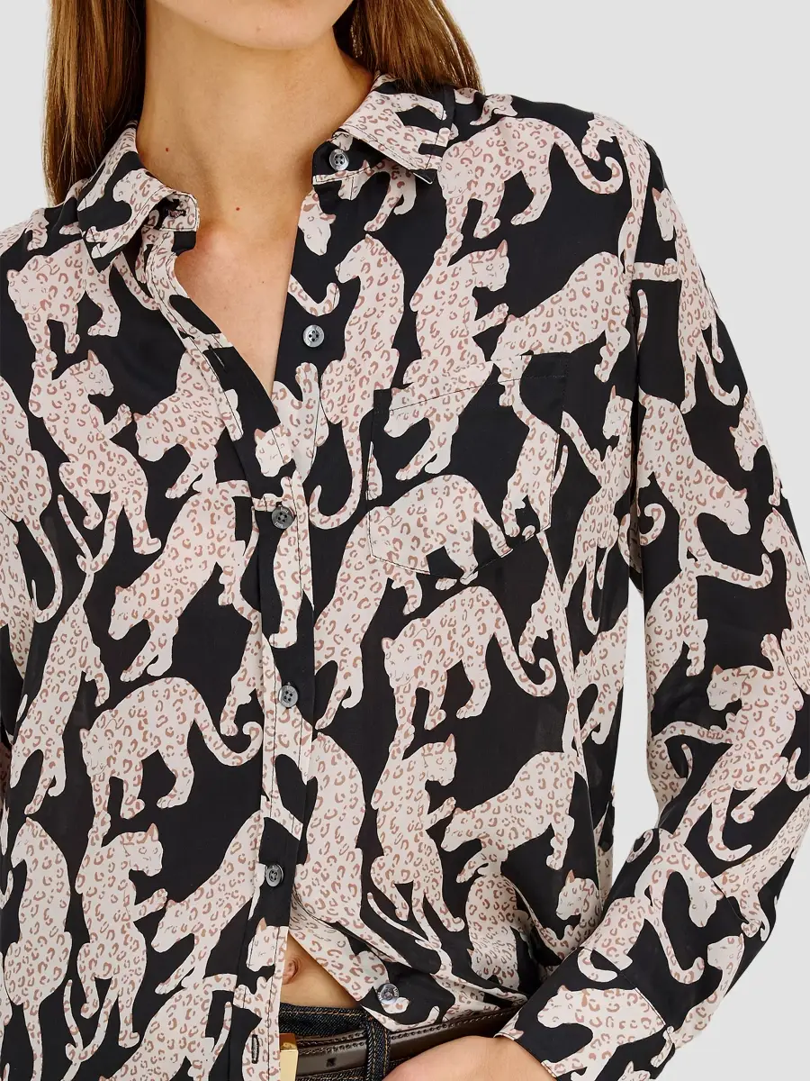RAILS Women's Alyssa Leopard-Print Shirt | Thumbnail 5 RAILS Women's Alyssa Leopard-Print Shirt | Thumbnail 5