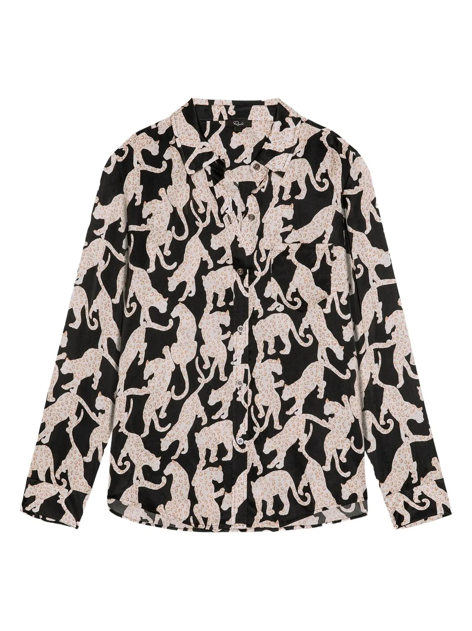RAILS Women's Alyssa Leopard-Print Shirt