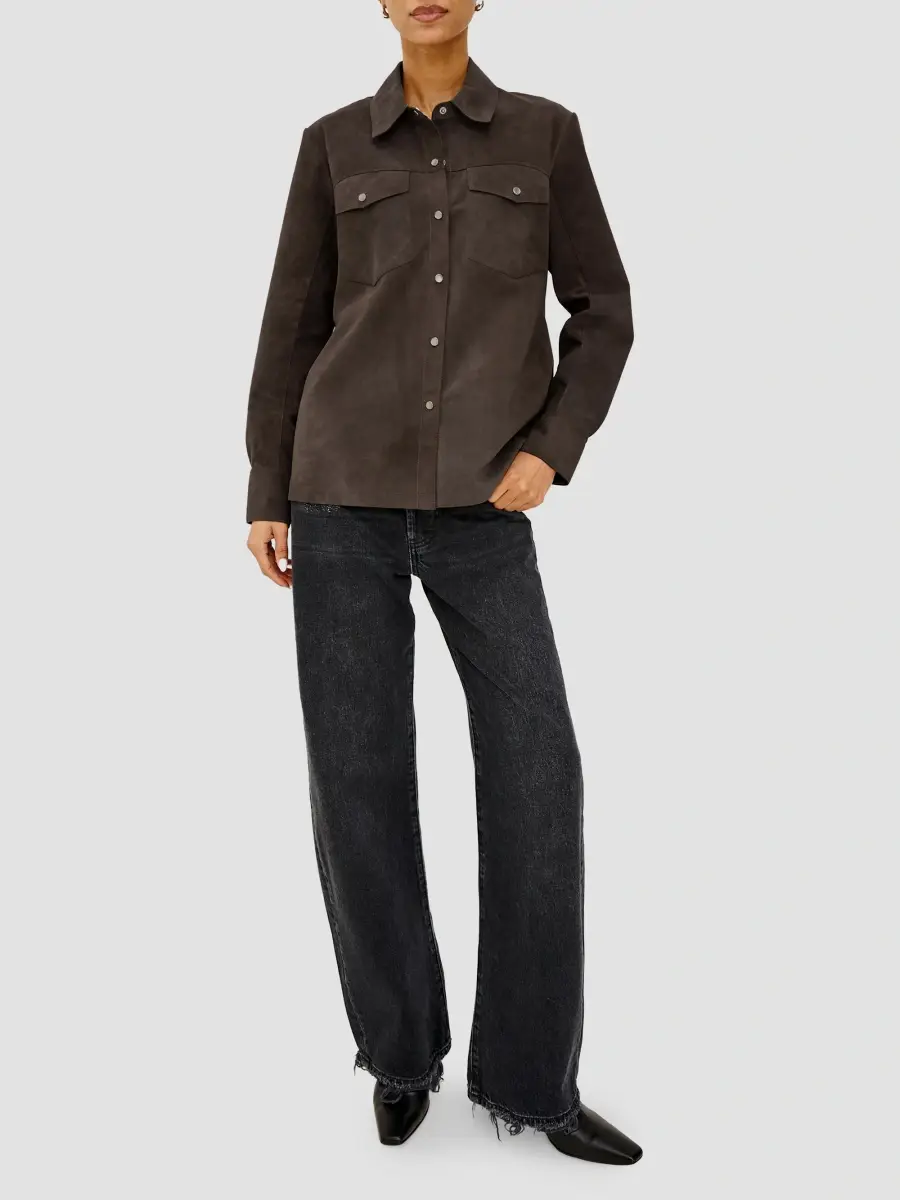 RAILS Women's Dean Suede Spread-Collar Jacket | Thumbnail 2 RAILS Women's Dean Suede Spread-Collar Jacket | Thumbnail 2