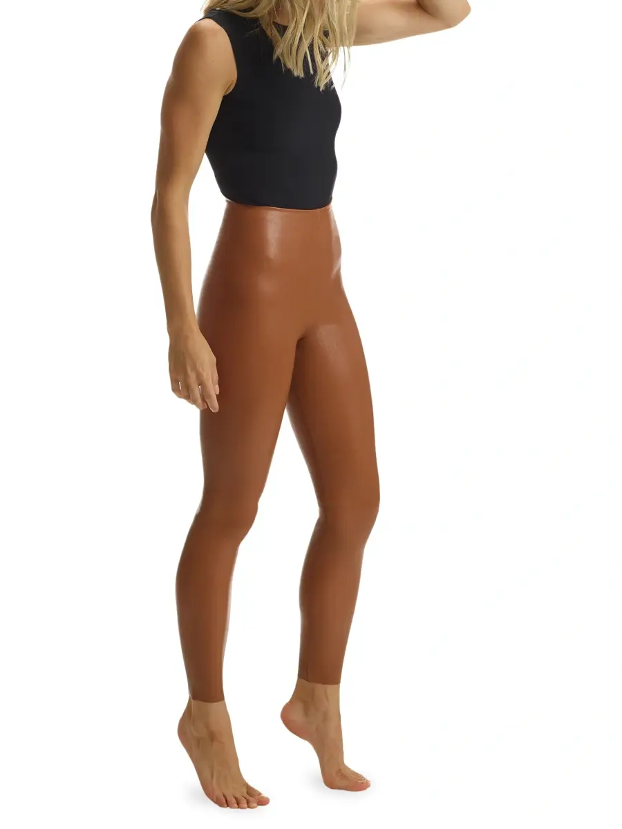 Commando Women's Faux Leather Leggings | Thumbnail 2 Commando Women's Faux Leather Leggings | Thumbnail 2