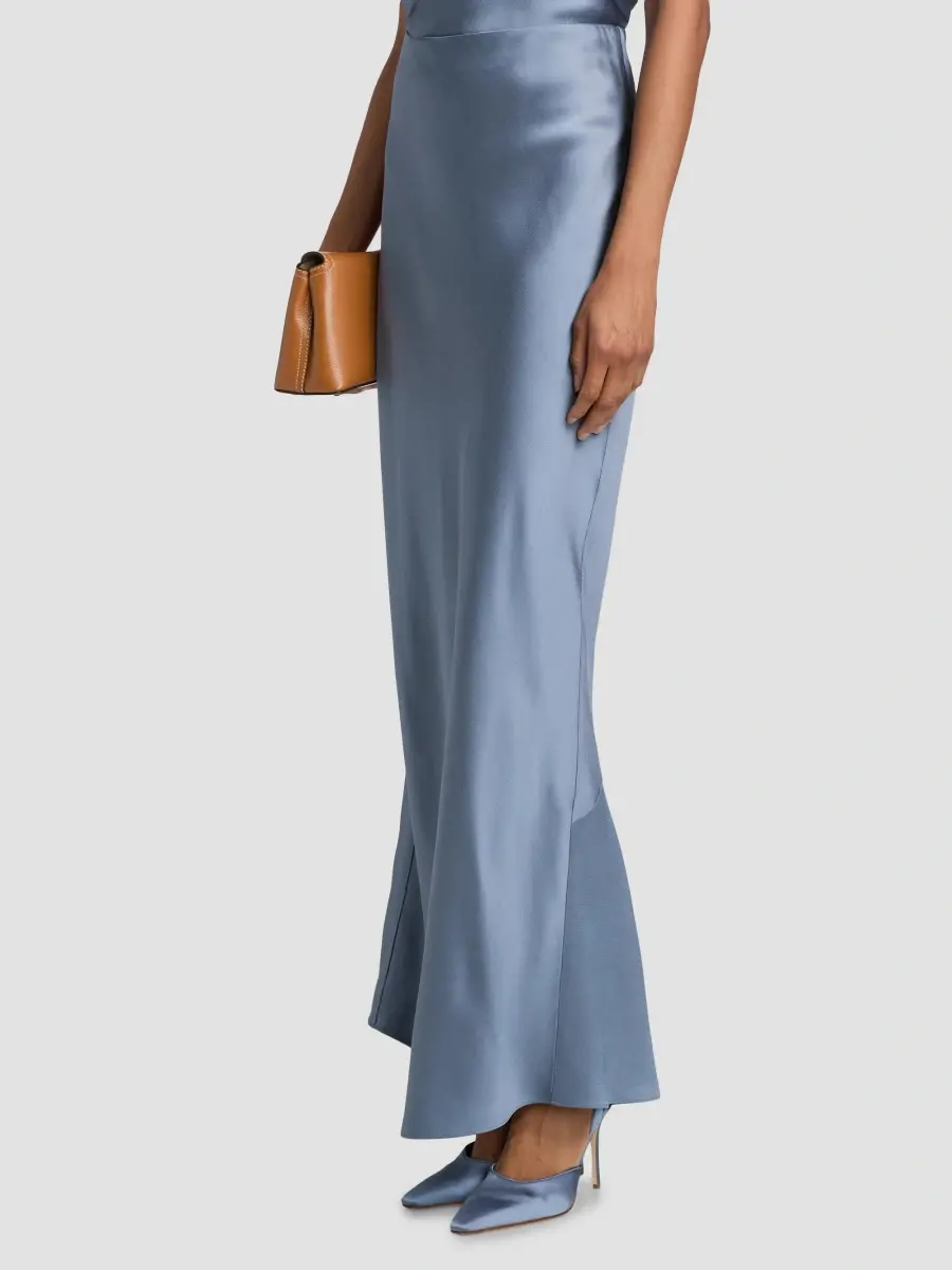 Vince Women's Satin Maxi Slip Skirt | Thumbnail 4 Vince Women's Satin Maxi Slip Skirt | Thumbnail 4