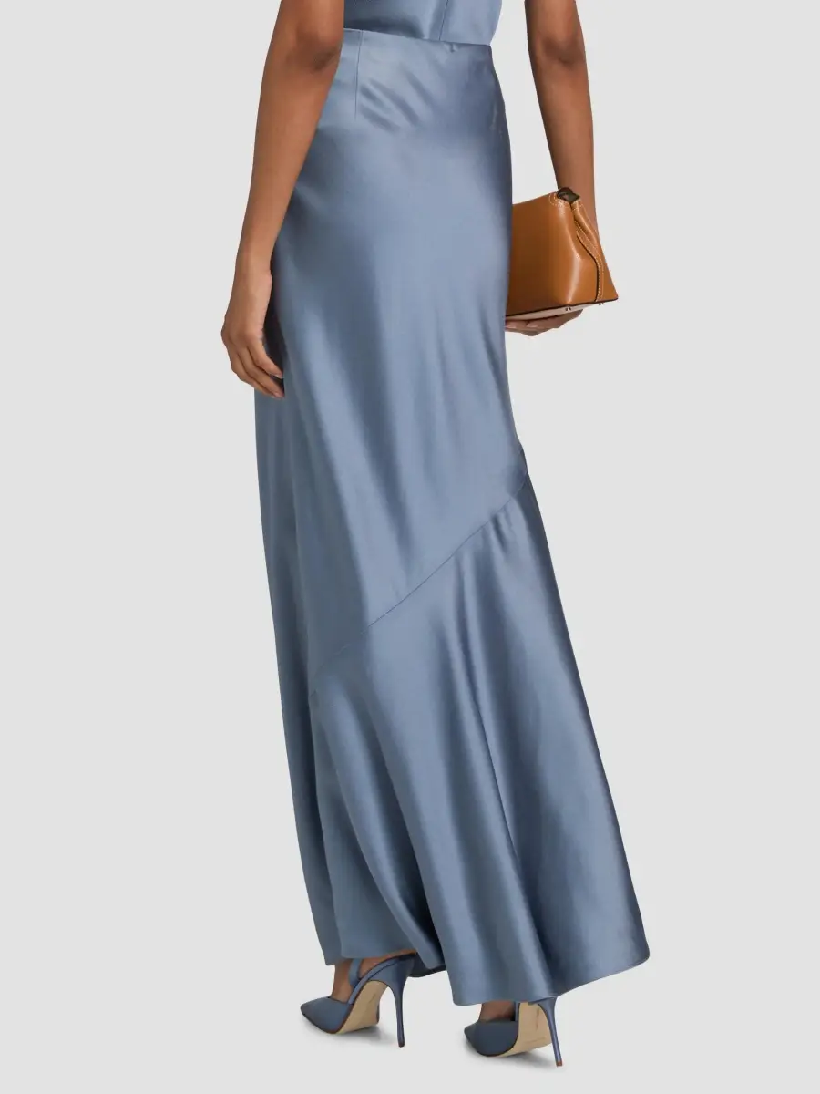 Vince Women's Satin Maxi Slip Skirt | Thumbnail 5 Vince Women's Satin Maxi Slip Skirt | Thumbnail 5