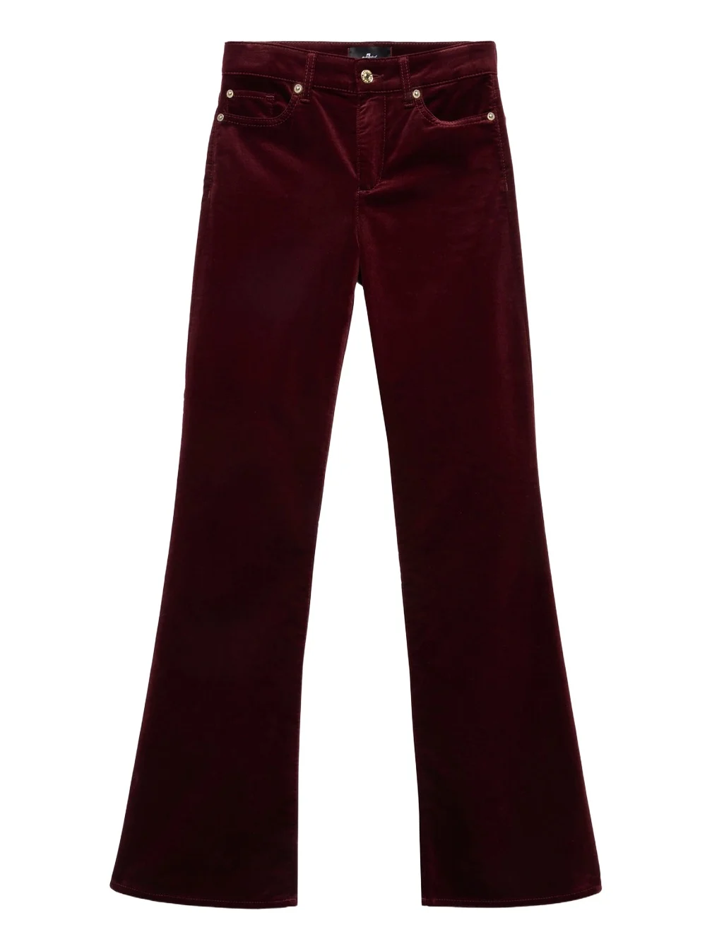 7 For All Mankind Women's The Leggy Velvet Bootcut Jeans