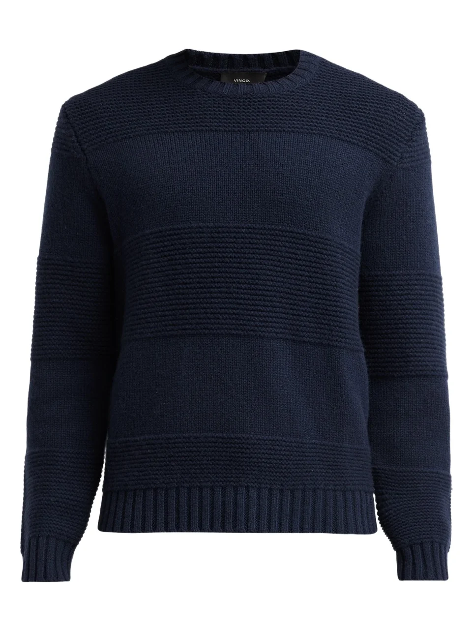 Men's Garter Rugby Striped Crewneck Sweater