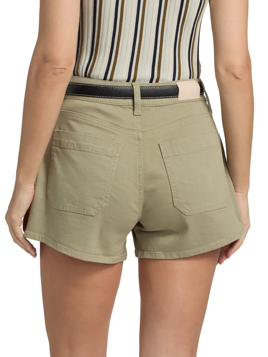 PAIGE Women's Fallon Stretch Cotton Twill Shorts | Thumbnail 5 PAIGE Women's Fallon Stretch Cotton Twill Shorts | Thumbnail 5