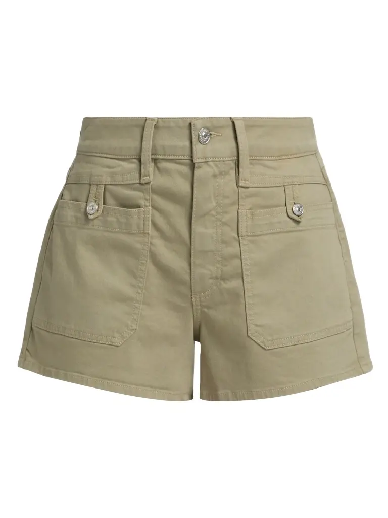 PAIGE Women's Fallon Stretch Cotton Twill Shorts