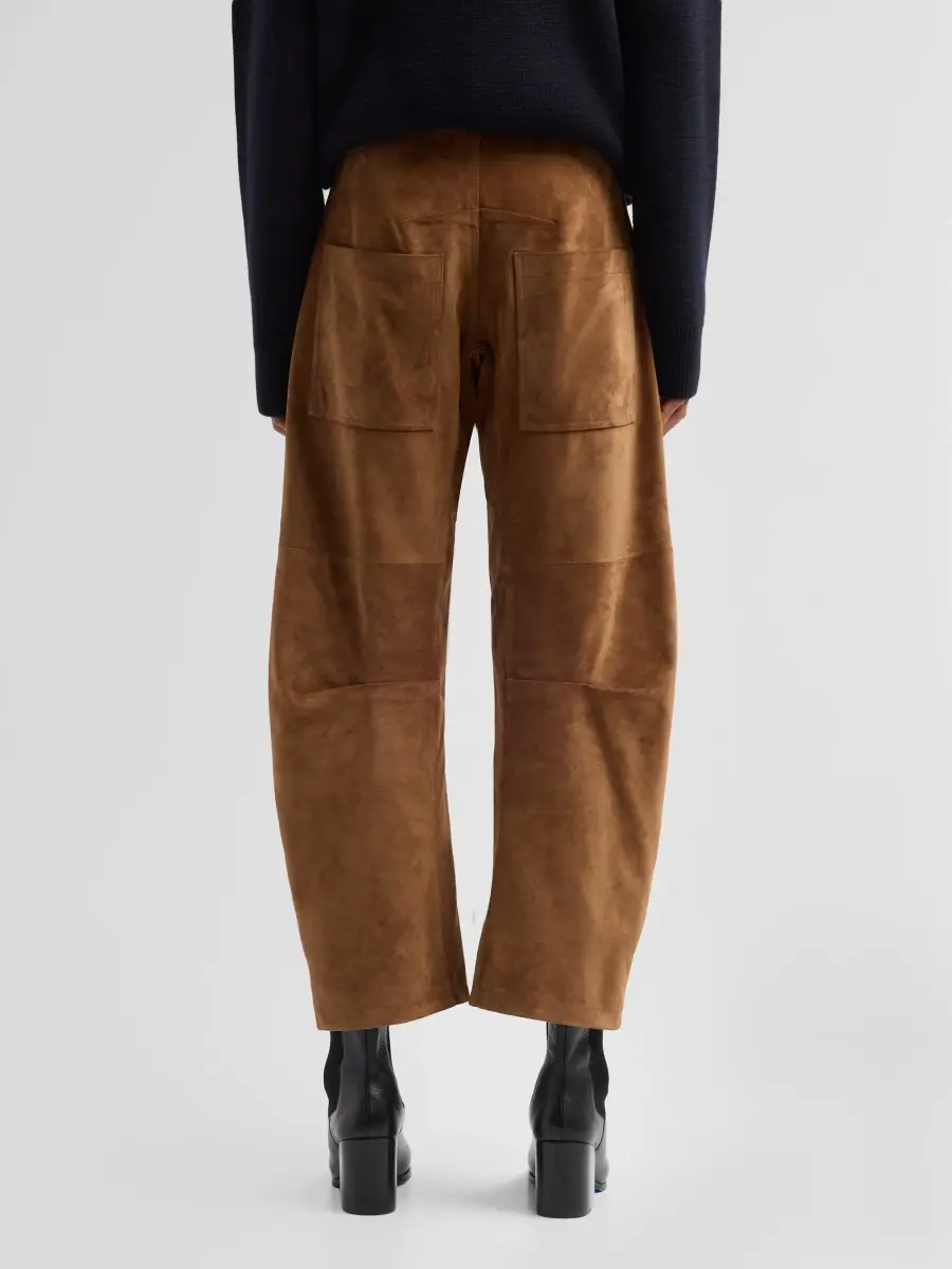 Nili Lotan Women's Shon Suede Pants | Thumbnail 3 Nili Lotan Women's Shon Suede Pants | Thumbnail 3
