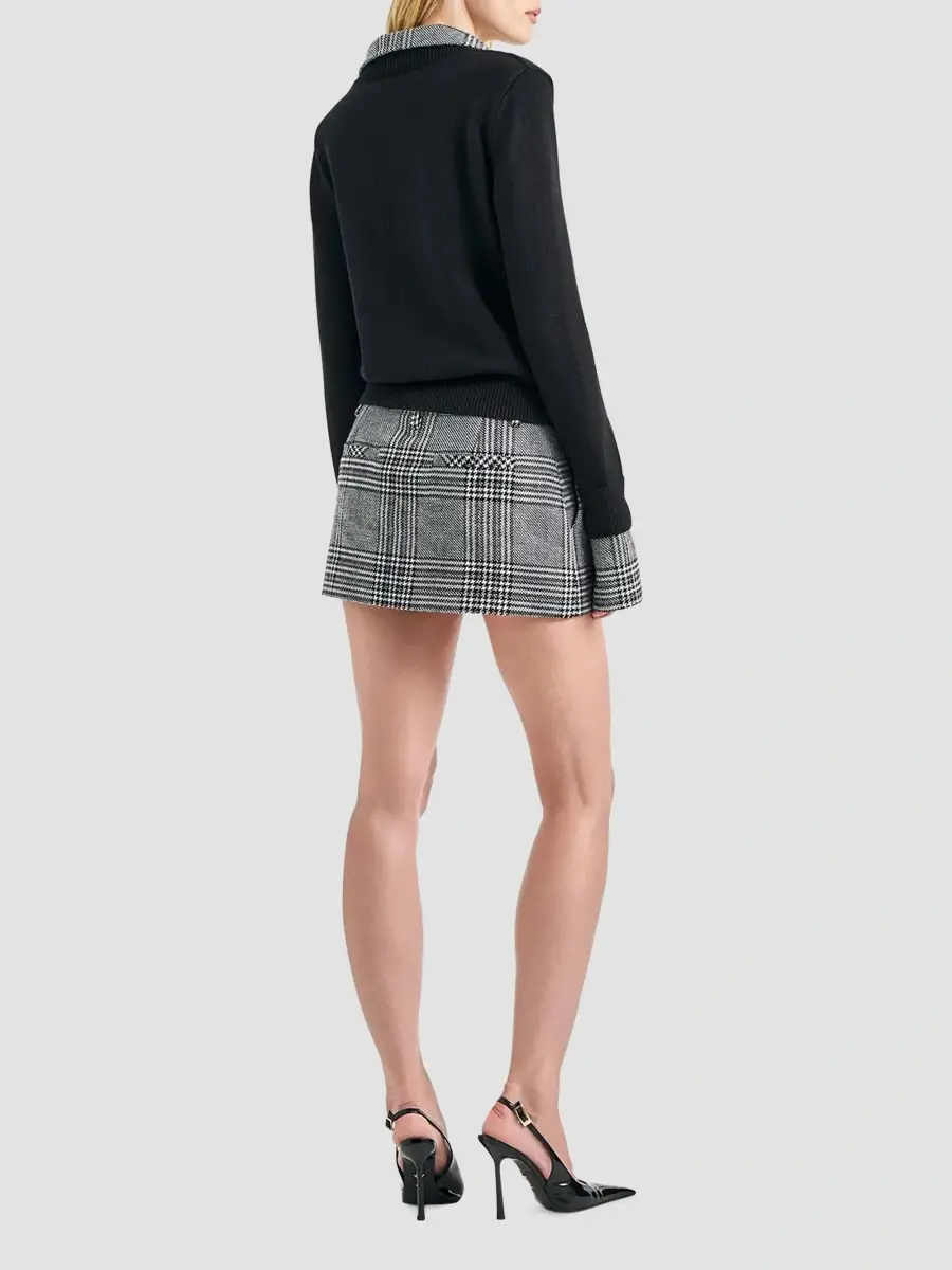 SEROYA Women's Valkiria Glen Check Skort | Thumbnail 3 SEROYA Women's Valkiria Glen Check Skort | Thumbnail 3