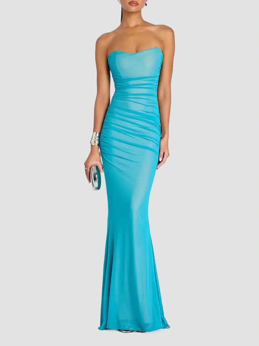 Retrofête Women's Quintessa Strapless Maxi Dress | Thumbnail 2 Retrofête Women's Quintessa Strapless Maxi Dress | Thumbnail 2