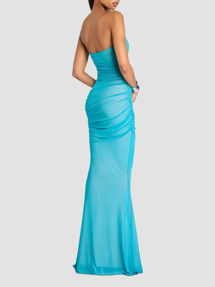Retrofête Women's Quintessa Strapless Maxi Dress | Thumbnail 3 Retrofête Women's Quintessa Strapless Maxi Dress | Thumbnail 3