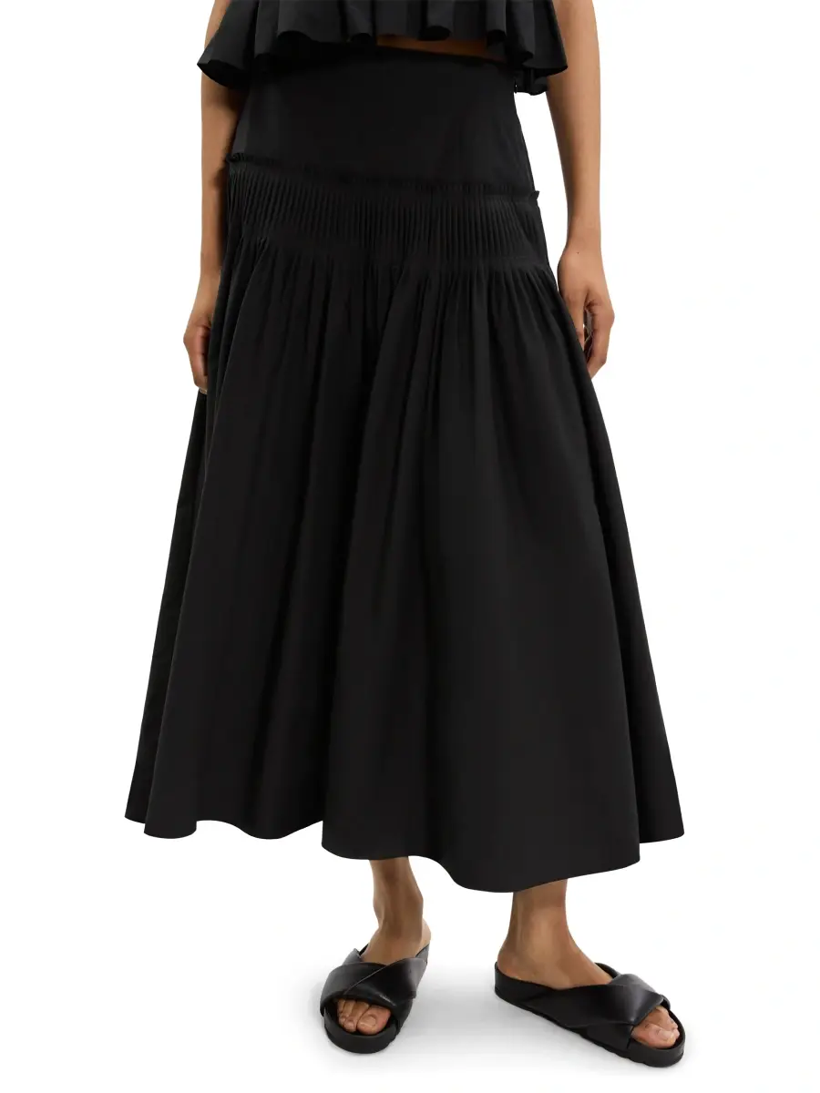 Theory Women's Accordion Midi-Skirt | Thumbnail 6 Theory Women's Accordion Midi-Skirt | Thumbnail 6