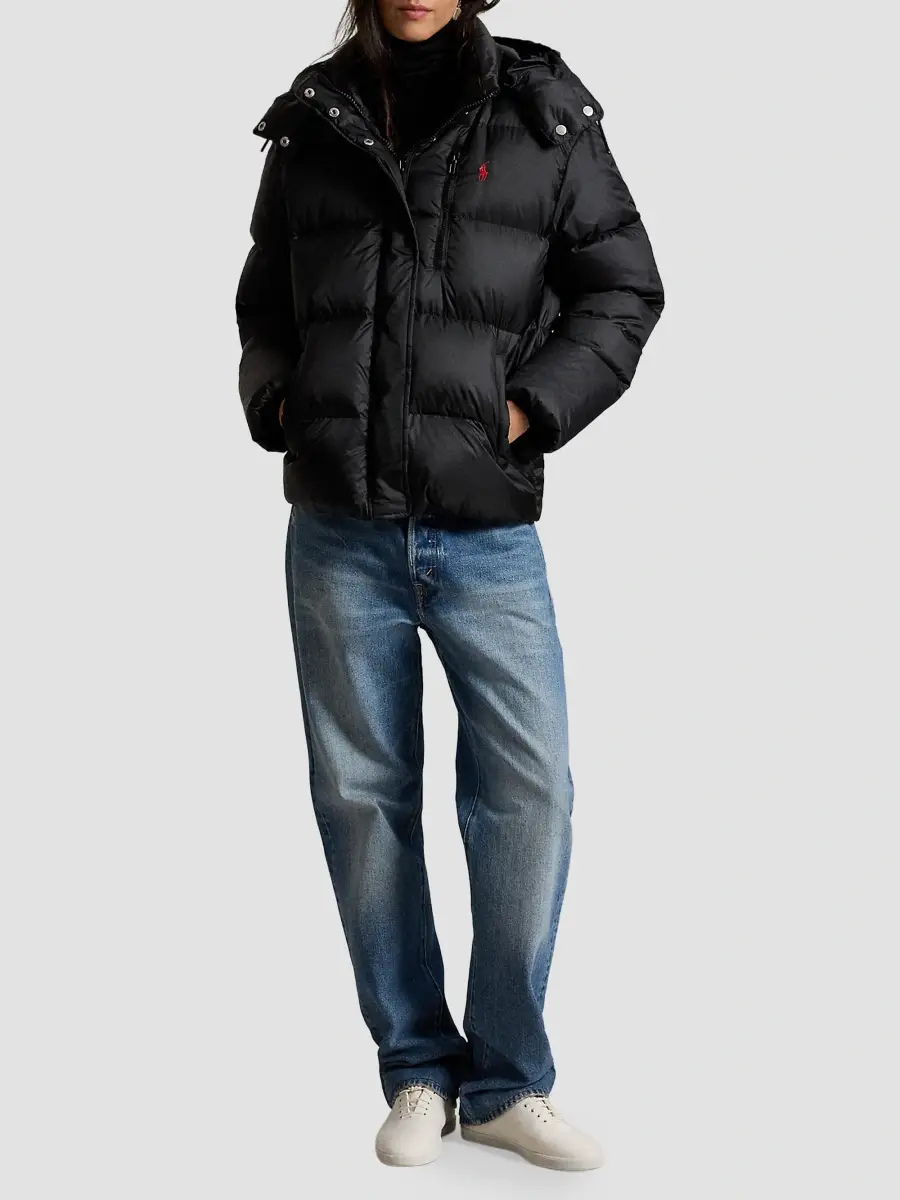 Polo Ralph Lauren Women's Down Puffer Hooded Jacket | Thumbnail 2