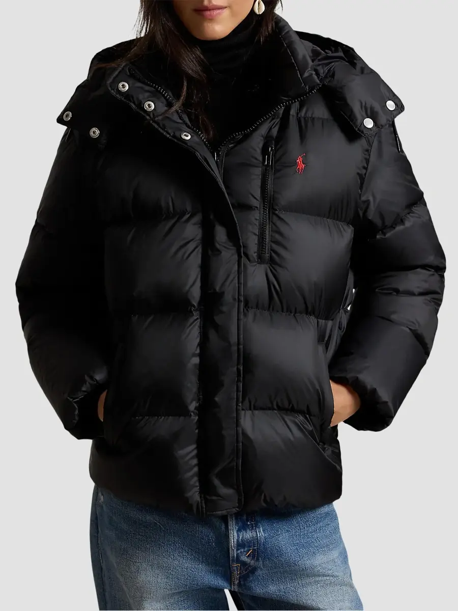 Polo Ralph Lauren Women's Down Puffer Hooded Jacket | Thumbnail 4
