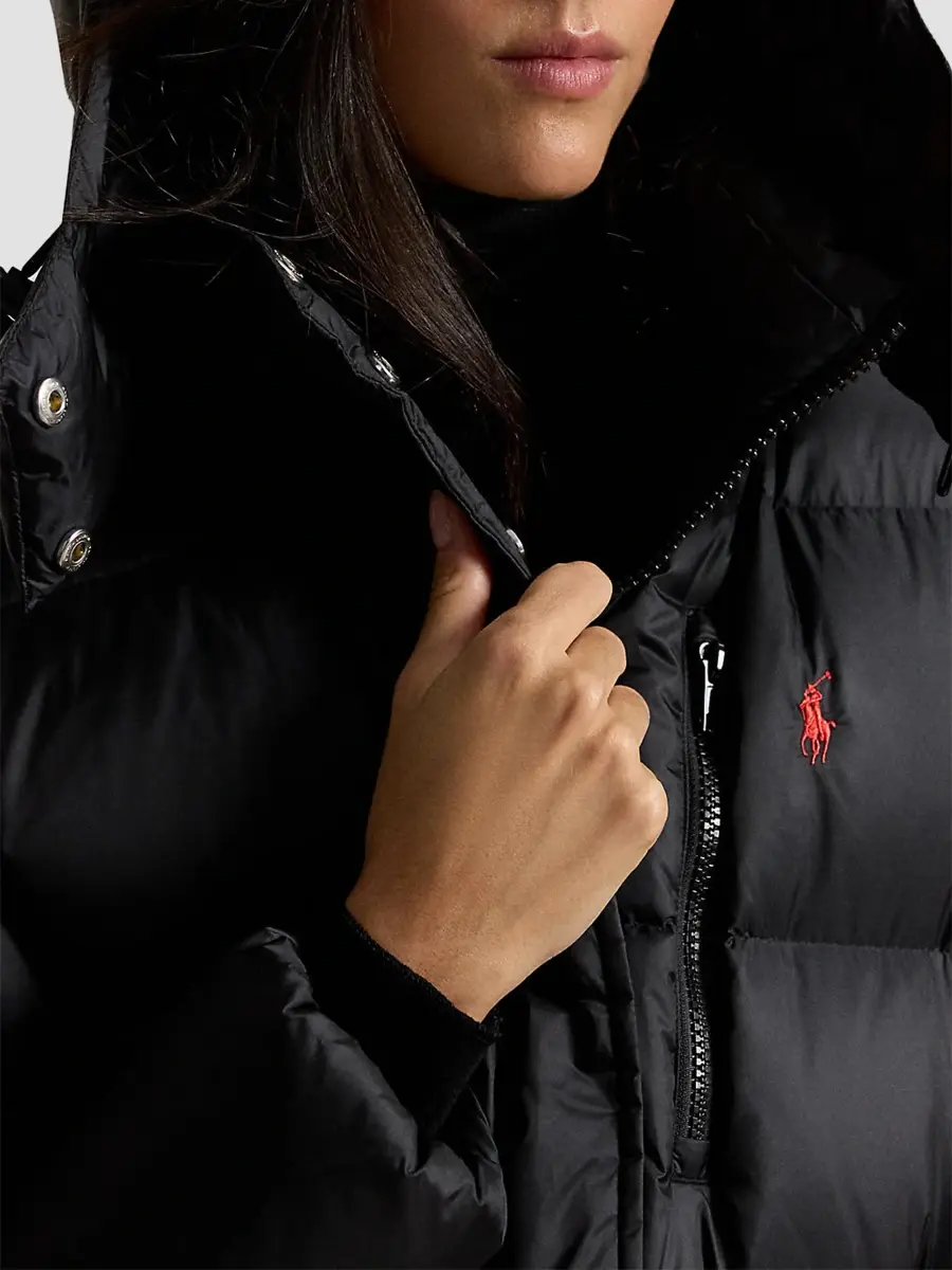 Polo Ralph Lauren Women's Down Puffer Hooded Jacket | Thumbnail 5