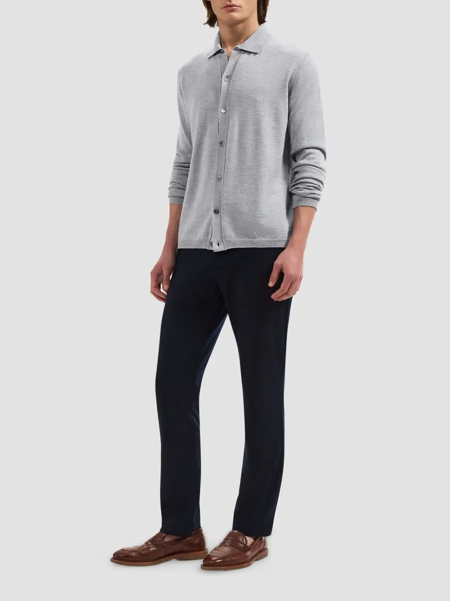 Bugatchi Men's Alistair Wool Shirt | Thumbnail 2 Bugatchi Men's Alistair Wool Shirt | Thumbnail 2