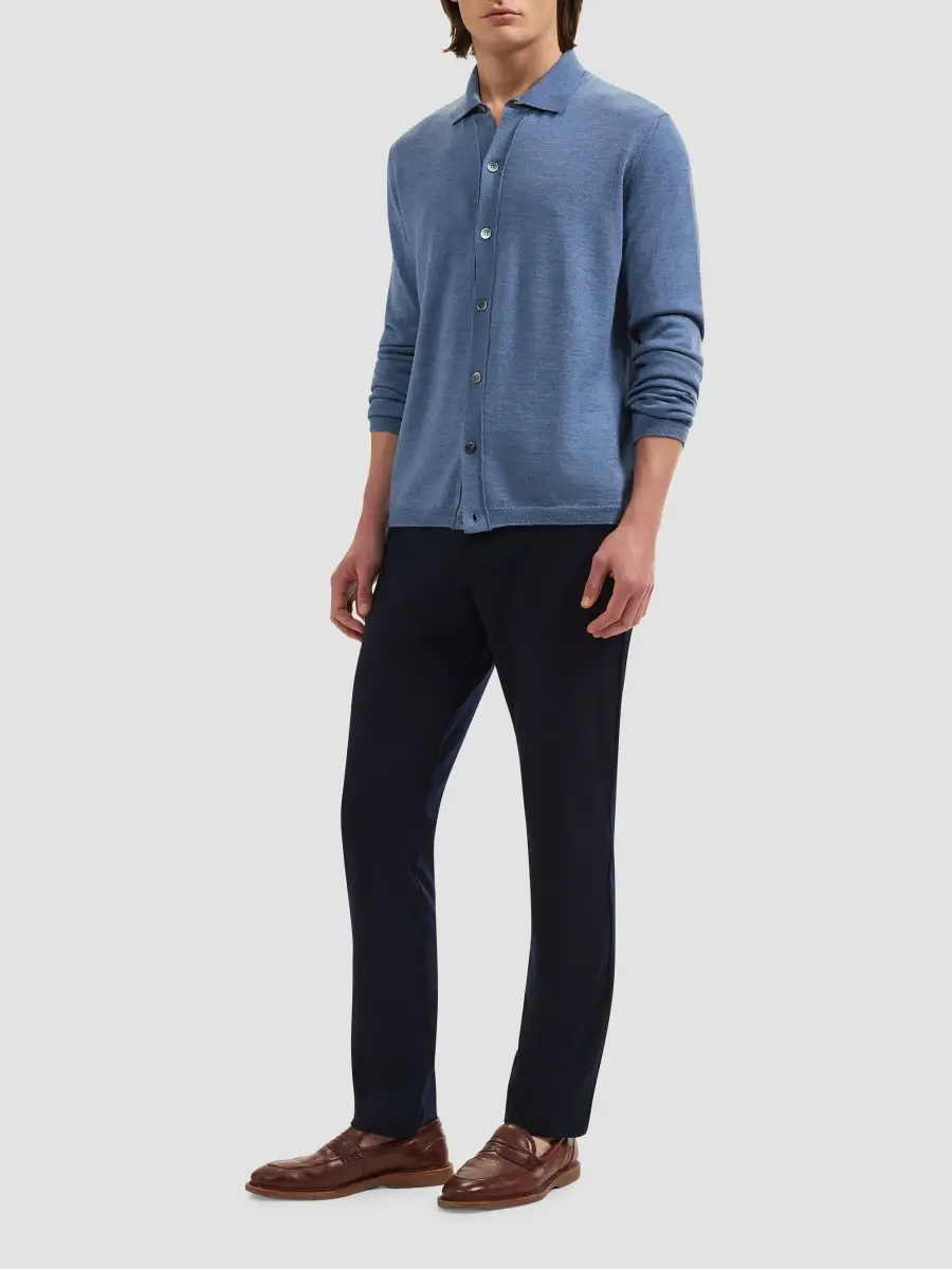 Bugatchi Men's Alistair Wool Shirt | Thumbnail 2 Bugatchi Men's Alistair Wool Shirt | Thumbnail 2