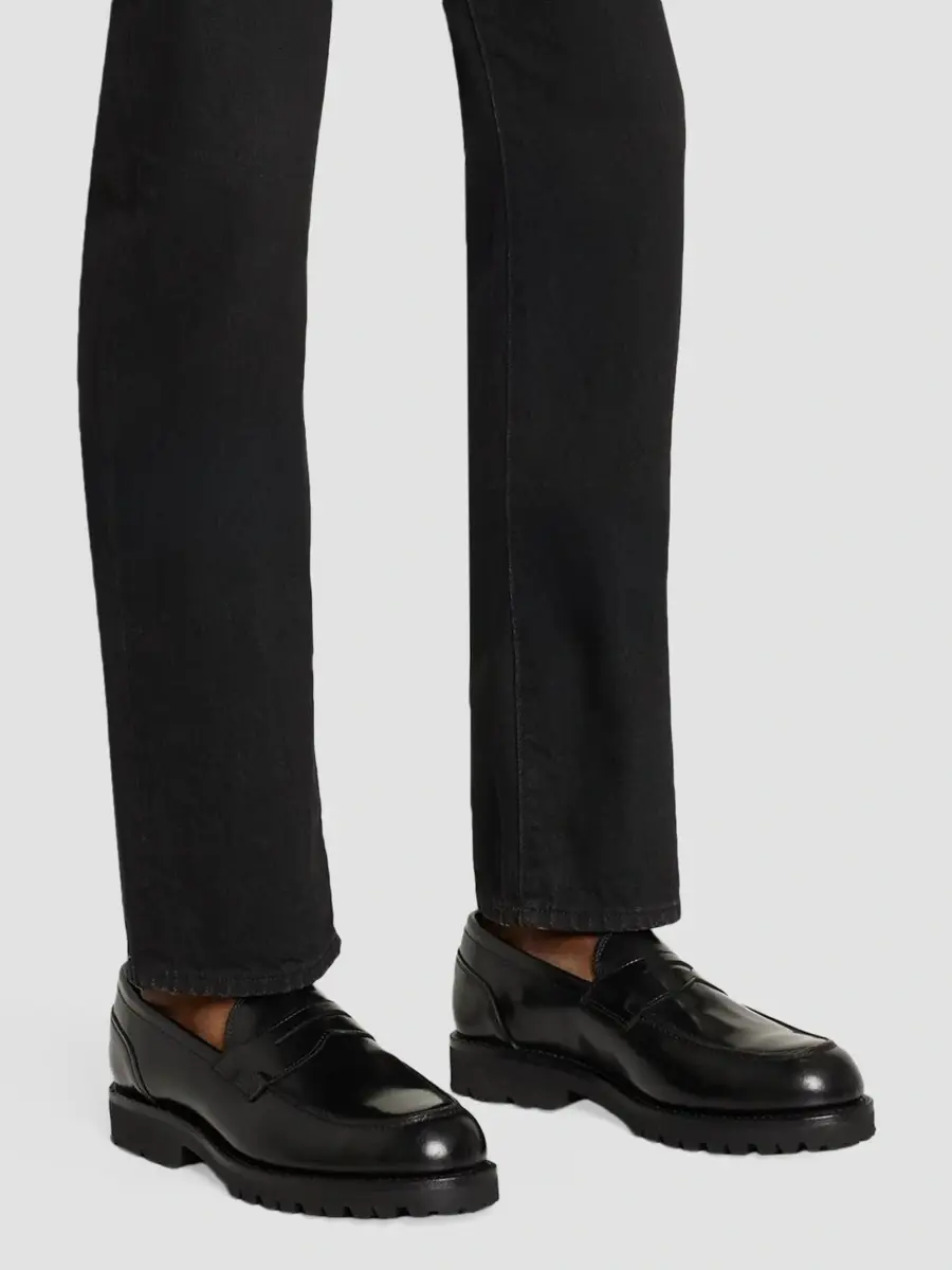 Allen Edmonds Men's Miller Leather Lug-Sole Penny Loafers | Thumbnail 2