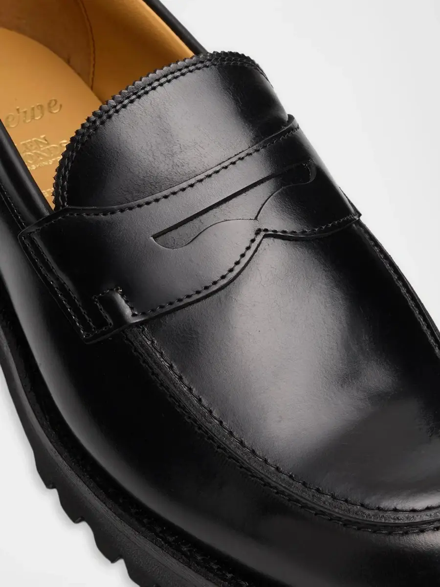 Allen Edmonds Men's Miller Leather Lug-Sole Penny Loafers | Thumbnail 6