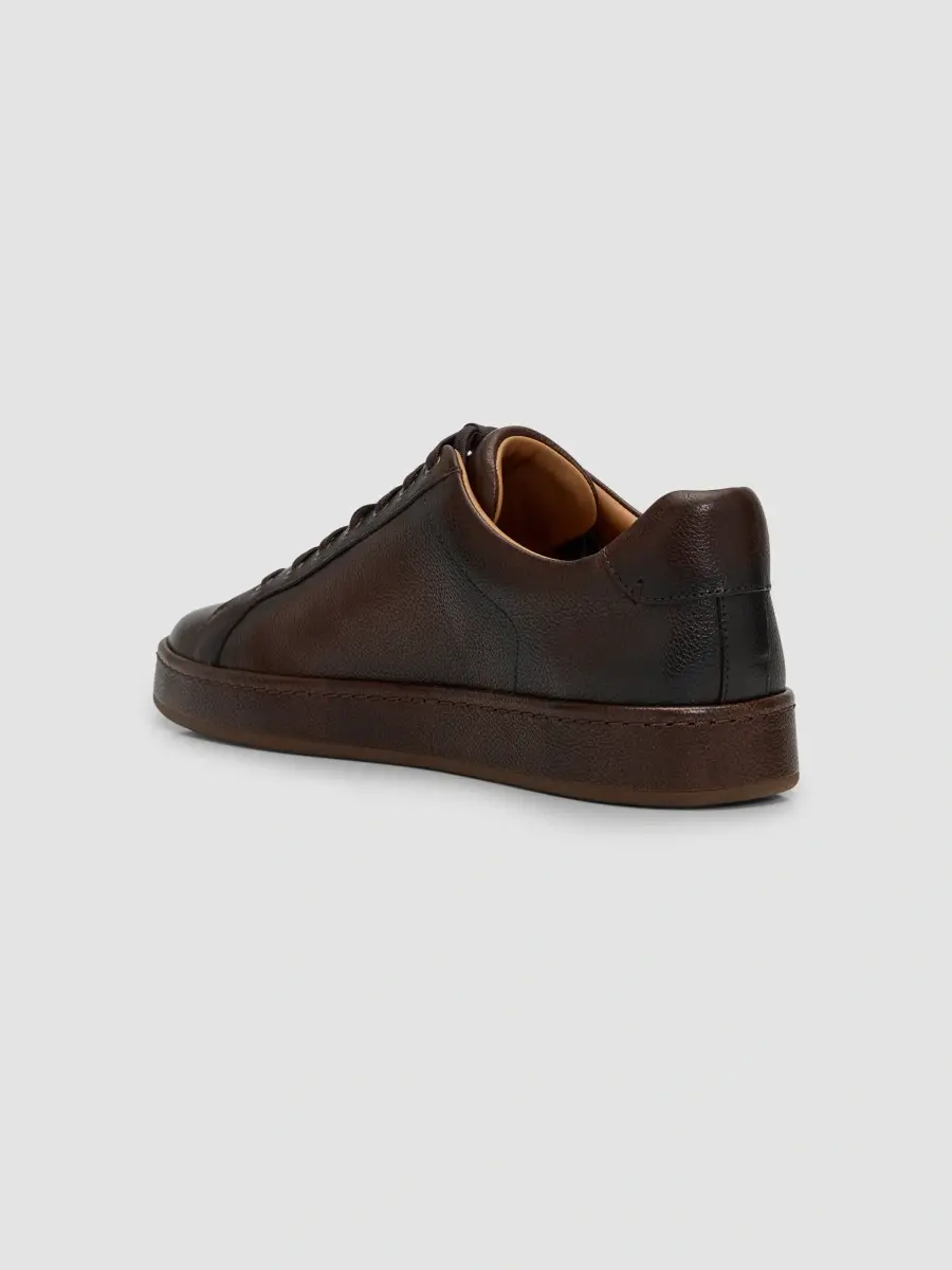 Allen Edmonds Men's Barnes Court Leather Low-Top Sneakers | Thumbnail 2 Allen Edmonds Men's Barnes Court Leather Low-Top Sneakers | Thumbnail 2