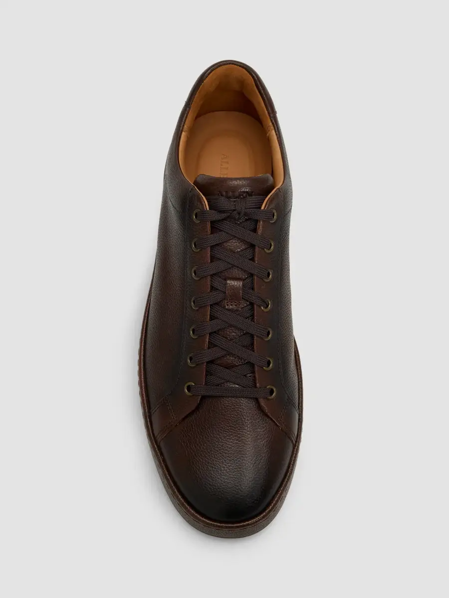 Allen Edmonds Men's Barnes Court Leather Low-Top Sneakers | Thumbnail 4 Allen Edmonds Men's Barnes Court Leather Low-Top Sneakers | Thumbnail 4