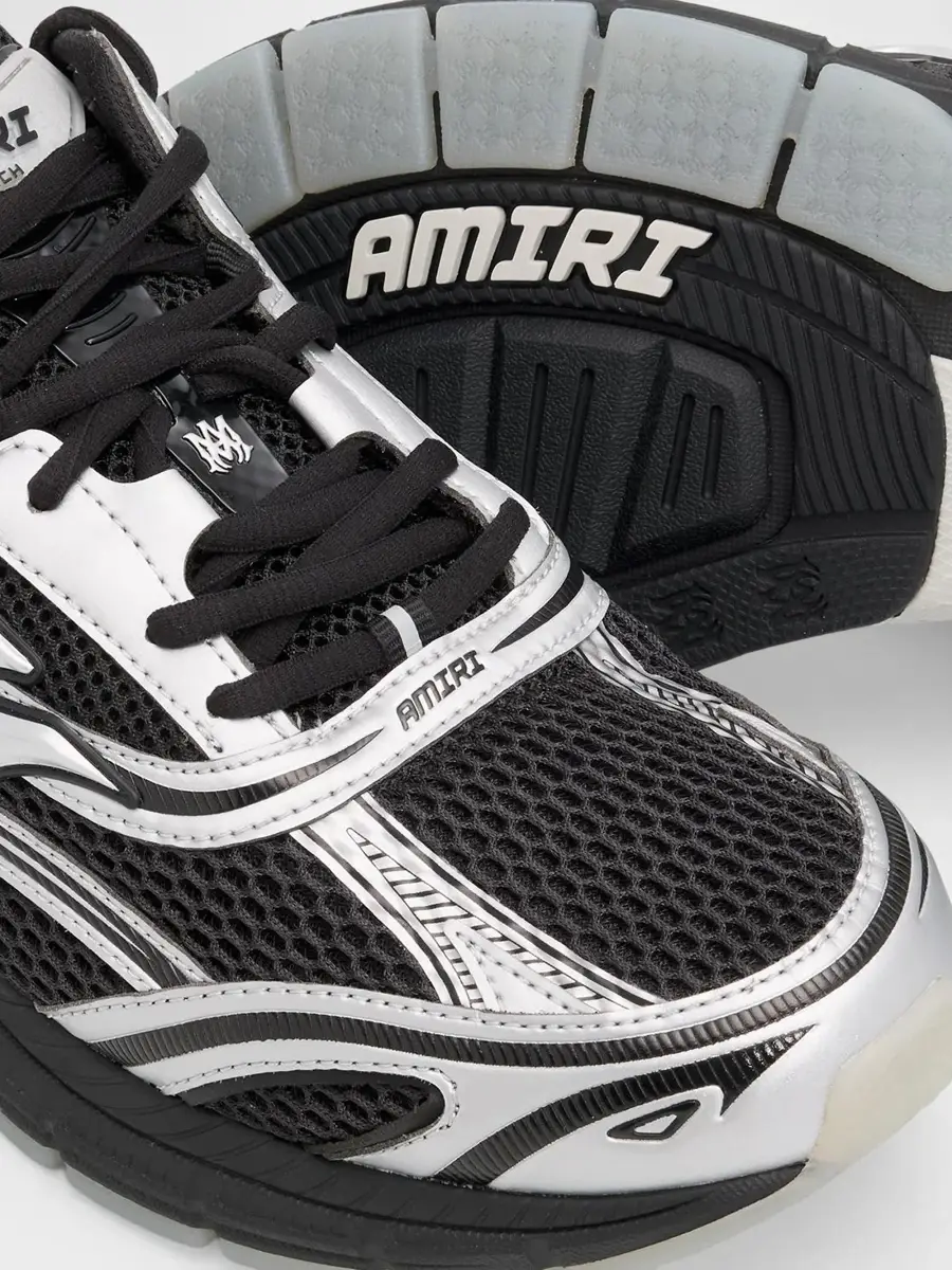 AMIRI Men's M-Tech Metallic Low-Top Sneakers | Thumbnail 3