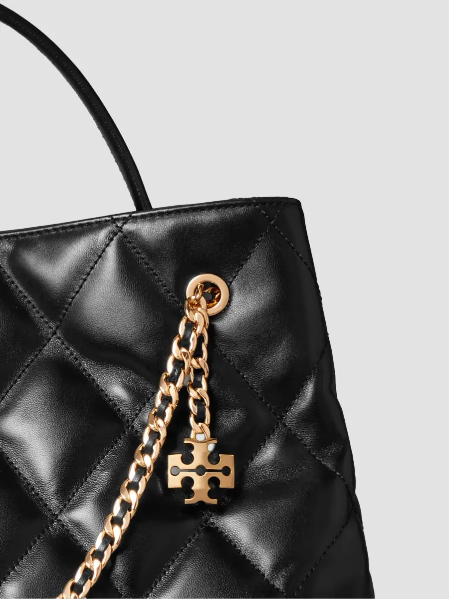 Tory Burch Women's Fleming Leather Carryall Shoulder Bag | Thumbnail 3