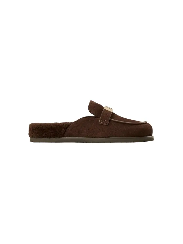 Women's Leelee Shearling-Lined Suede Mules Women's Leelee Shearling-Lined Suede Mules
