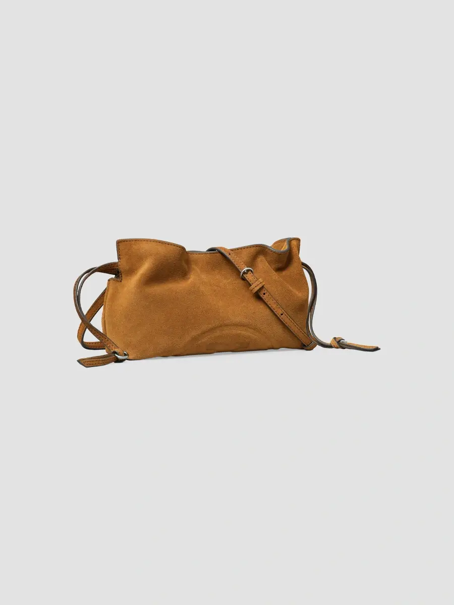 Tory Burch Women's Ella Suede Drawstring Pouch | Thumbnail 2 Tory Burch Women's Ella Suede Drawstring Pouch | Thumbnail 2