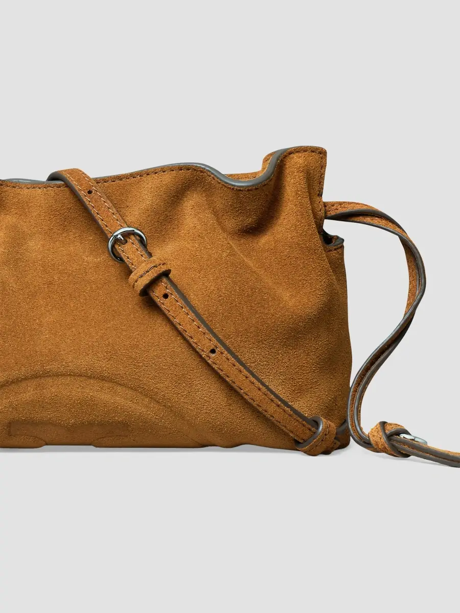 Tory Burch Women's Ella Suede Drawstring Pouch | Thumbnail 3 Tory Burch Women's Ella Suede Drawstring Pouch | Thumbnail 3