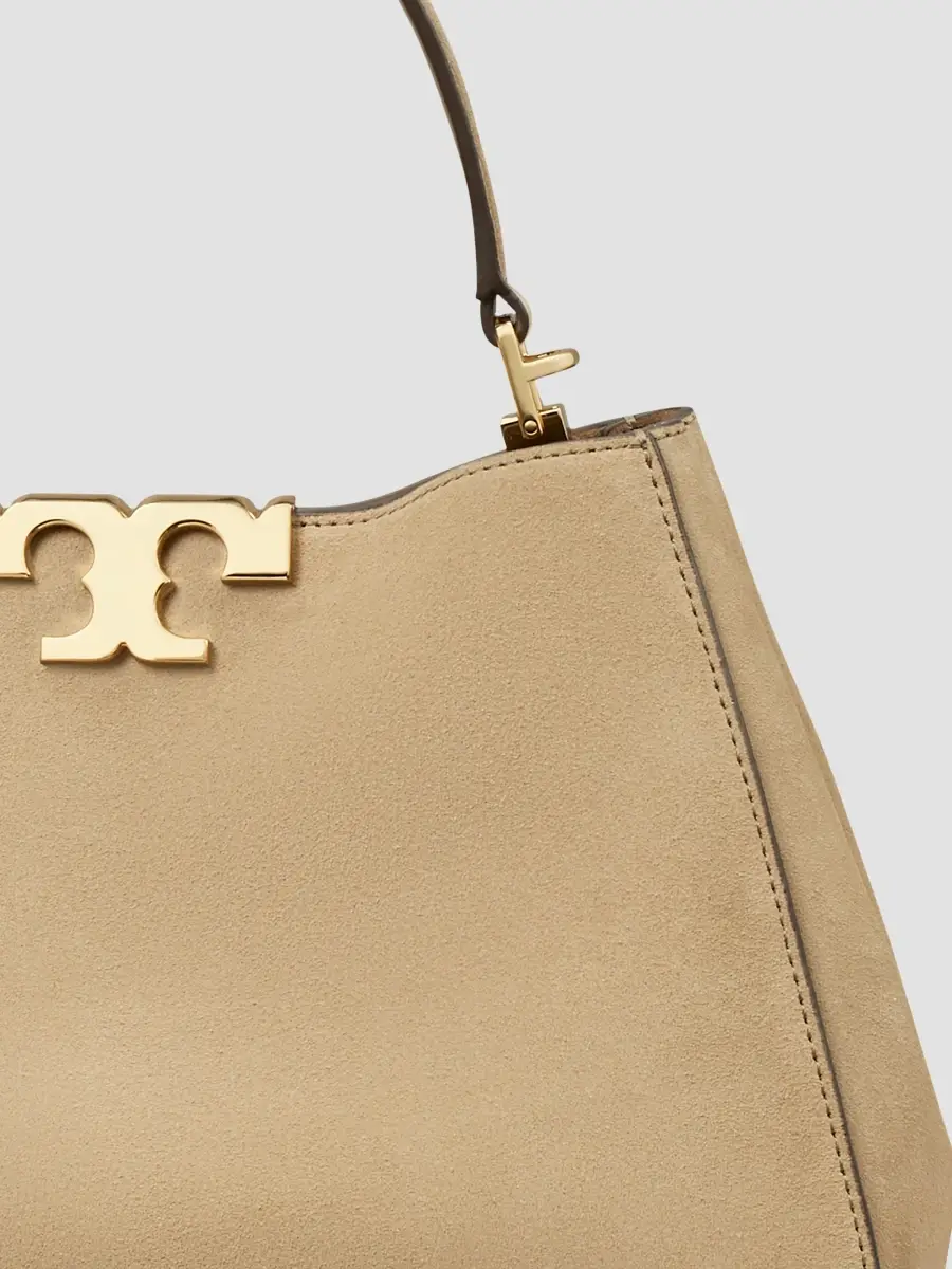 Tory Burch Women's Eleanor Suede Medium Satchel | Thumbnail 3 Tory Burch Women's Eleanor Suede Medium Satchel | Thumbnail 3