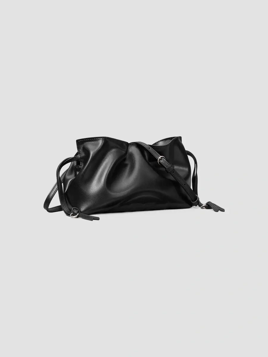 Tory Burch Women's Ella Faux Leather Drawstring Pouch | Thumbnail 2 Tory Burch Women's Ella Faux Leather Drawstring Pouch | Thumbnail 2