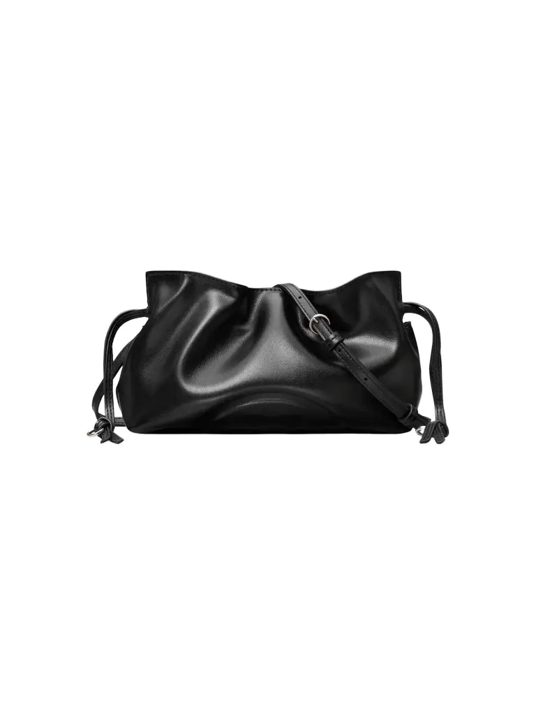 Women's Ella Faux Leather Drawstring Pouch Women's Ella Faux Leather Drawstring Pouch