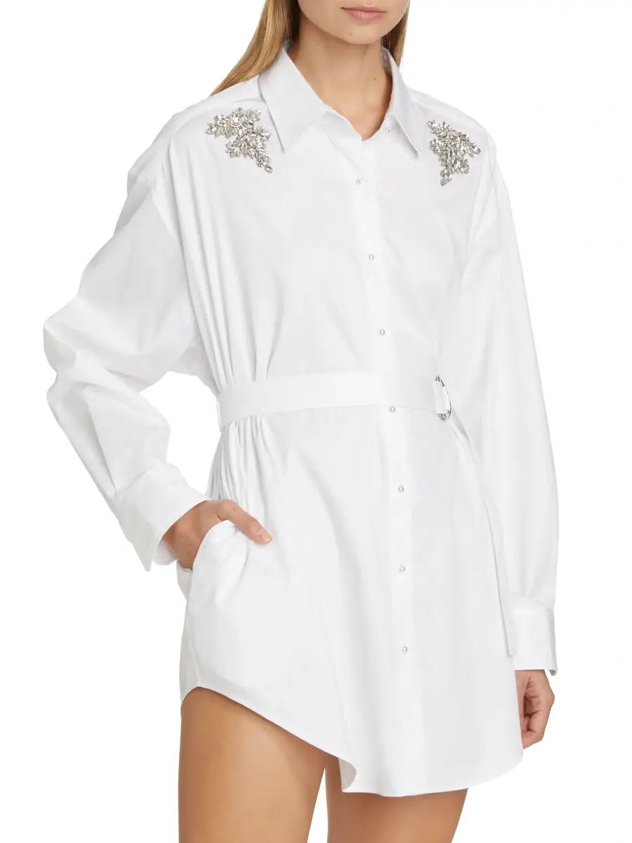 Generation Love Women's Elianna Crystal Shirtdress | Thumbnail 3 Generation Love Women's Elianna Crystal Shirtdress | Thumbnail 3