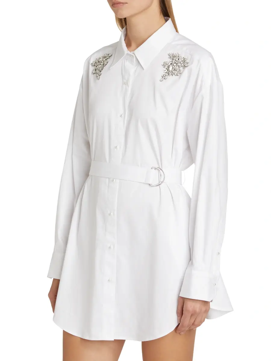Generation Love Women's Elianna Crystal Shirtdress | Thumbnail 4 Generation Love Women's Elianna Crystal Shirtdress | Thumbnail 4
