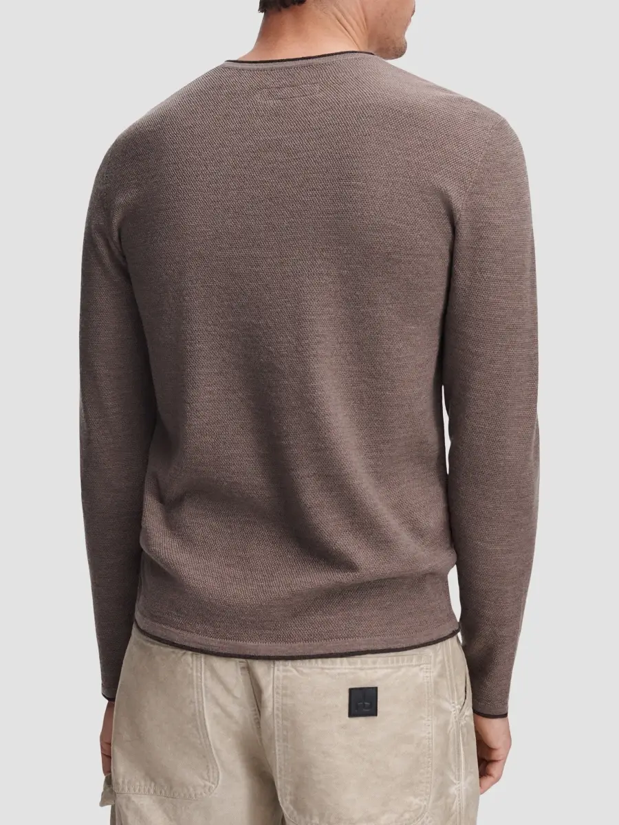 rag & bone Men's Brooks Merino Wool Crewneck Sweater | Thumbnail 3 rag & bone Men's Brooks Merino Wool Crewneck Sweater | Thumbnail 3