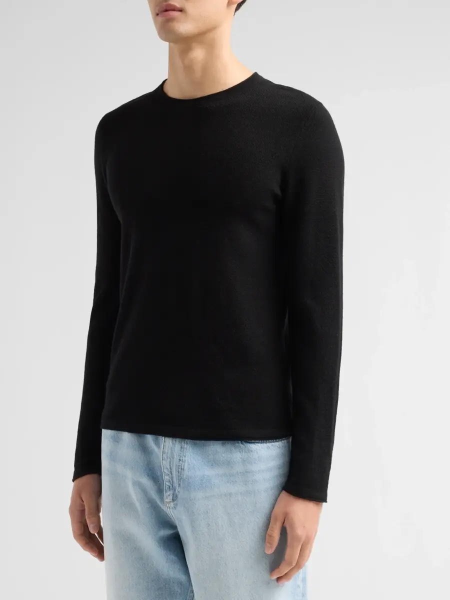 rag & bone Men's Brooks Merino Wool Crewneck Sweater | Thumbnail 4 rag & bone Men's Brooks Merino Wool Crewneck Sweater | Thumbnail 4