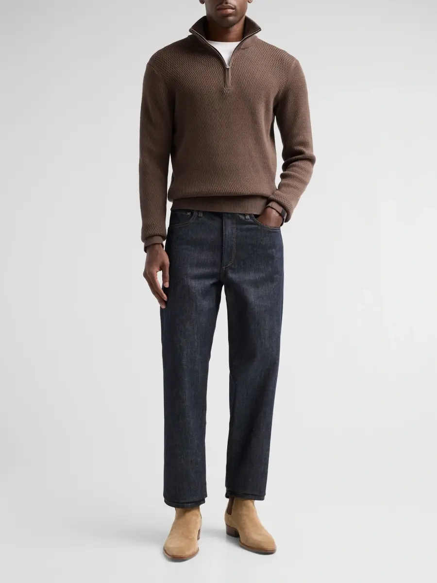 rag & bone Men's Danton Waffle-Knit Sweater | Thumbnail 2 rag & bone Men's Danton Waffle-Knit Sweater | Thumbnail 2