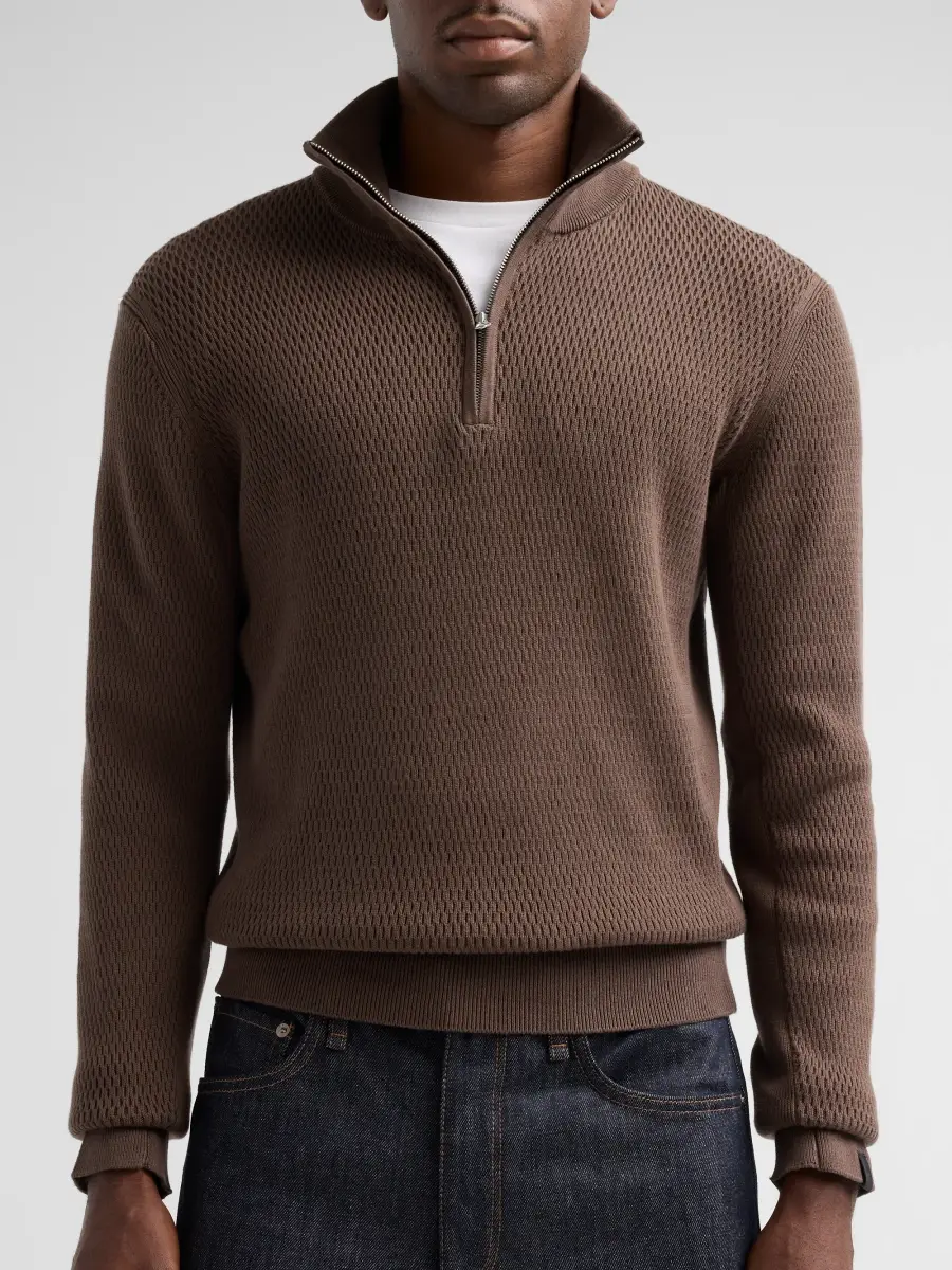rag & bone Men's Danton Waffle-Knit Sweater | Thumbnail 5 rag & bone Men's Danton Waffle-Knit Sweater | Thumbnail 5