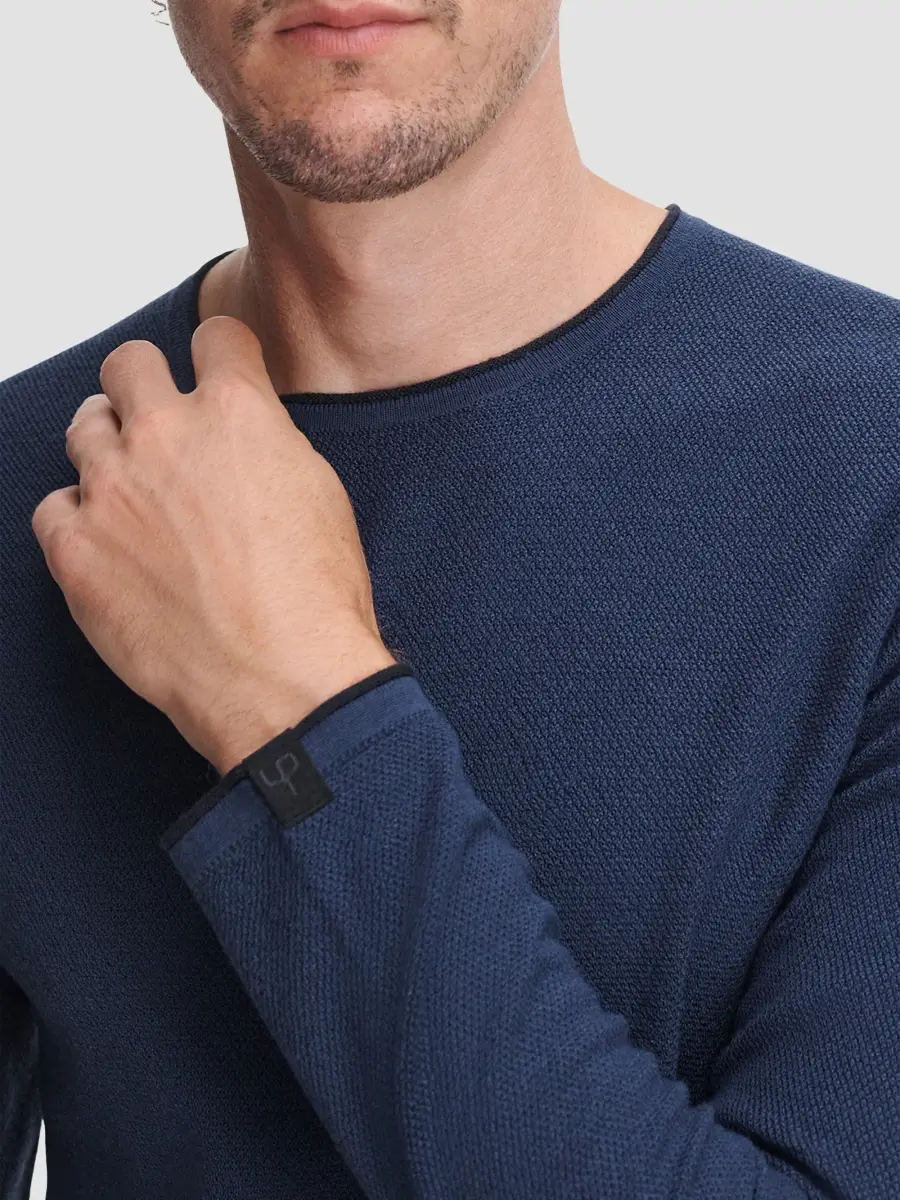 rag & bone Men's Brooks Merino Wool Crewneck Sweater | Thumbnail 4 rag & bone Men's Brooks Merino Wool Crewneck Sweater | Thumbnail 4