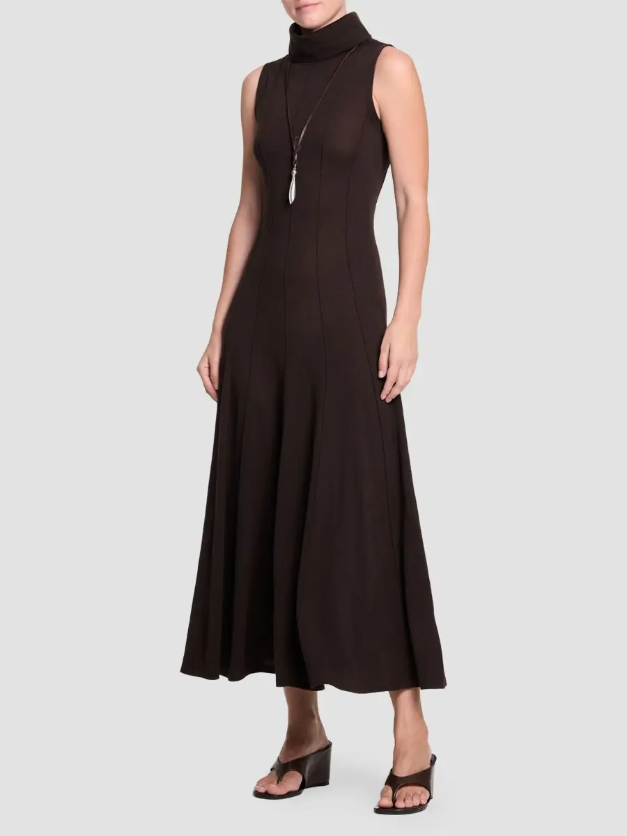 TWP Women's Merino Wool Turtleneck Maxi Dress | Thumbnail 4 TWP Women's Merino Wool Turtleneck Maxi Dress | Thumbnail 4