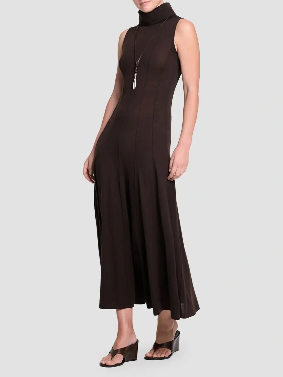 TWP Women's Merino Wool Turtleneck Maxi Dress | Thumbnail 7 TWP Women's Merino Wool Turtleneck Maxi Dress | Thumbnail 7