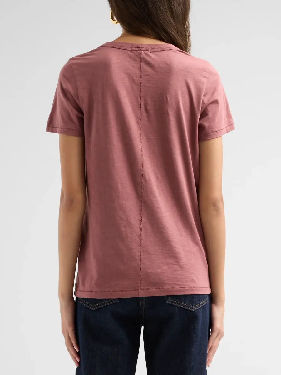 rag & bone Women's The Slub Vee V-Neck T-Shirt | Thumbnail 3