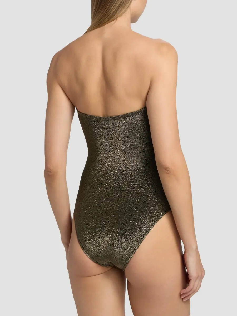 Ulla Johnson Women's Monterey Metallic Strapless One-Piece Swimsuit | Thumbnail 5 Ulla Johnson Women's Monterey Metallic Strapless One-Piece Swimsuit | Thumbnail 5