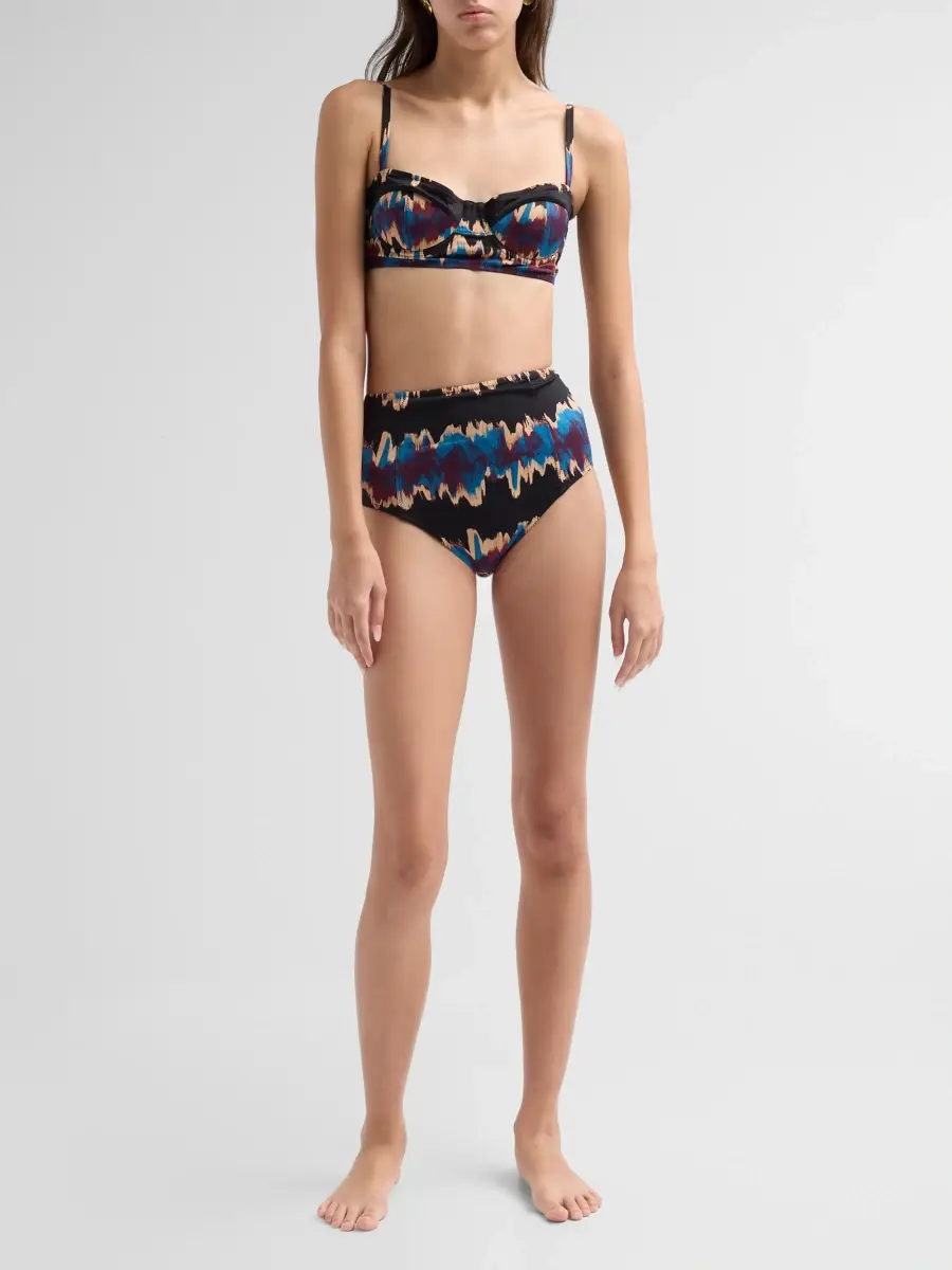Ulla Johnson Women's Zahara High-Waisted Bikini Bottom | Thumbnail 2