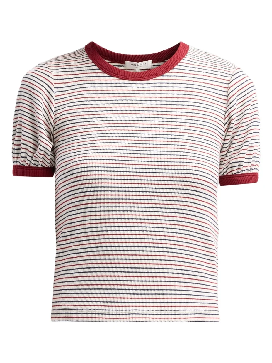 Women's The Essential Striped Pima Cotton T-Shirt